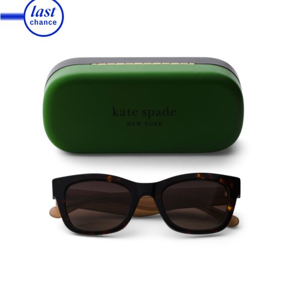 KATE SPADE Havana 50mm Square Sunglasses - Picture 1 of 2